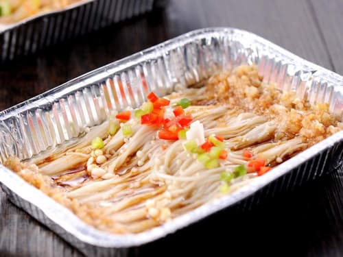 祥云锡纸烤金针菇